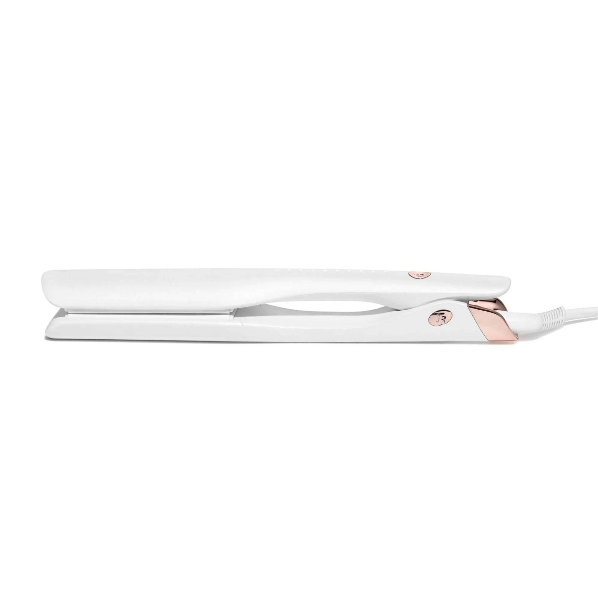 Fer T3 | Fer plat Lucea 1 po 1/2 Blanc et Or Rose