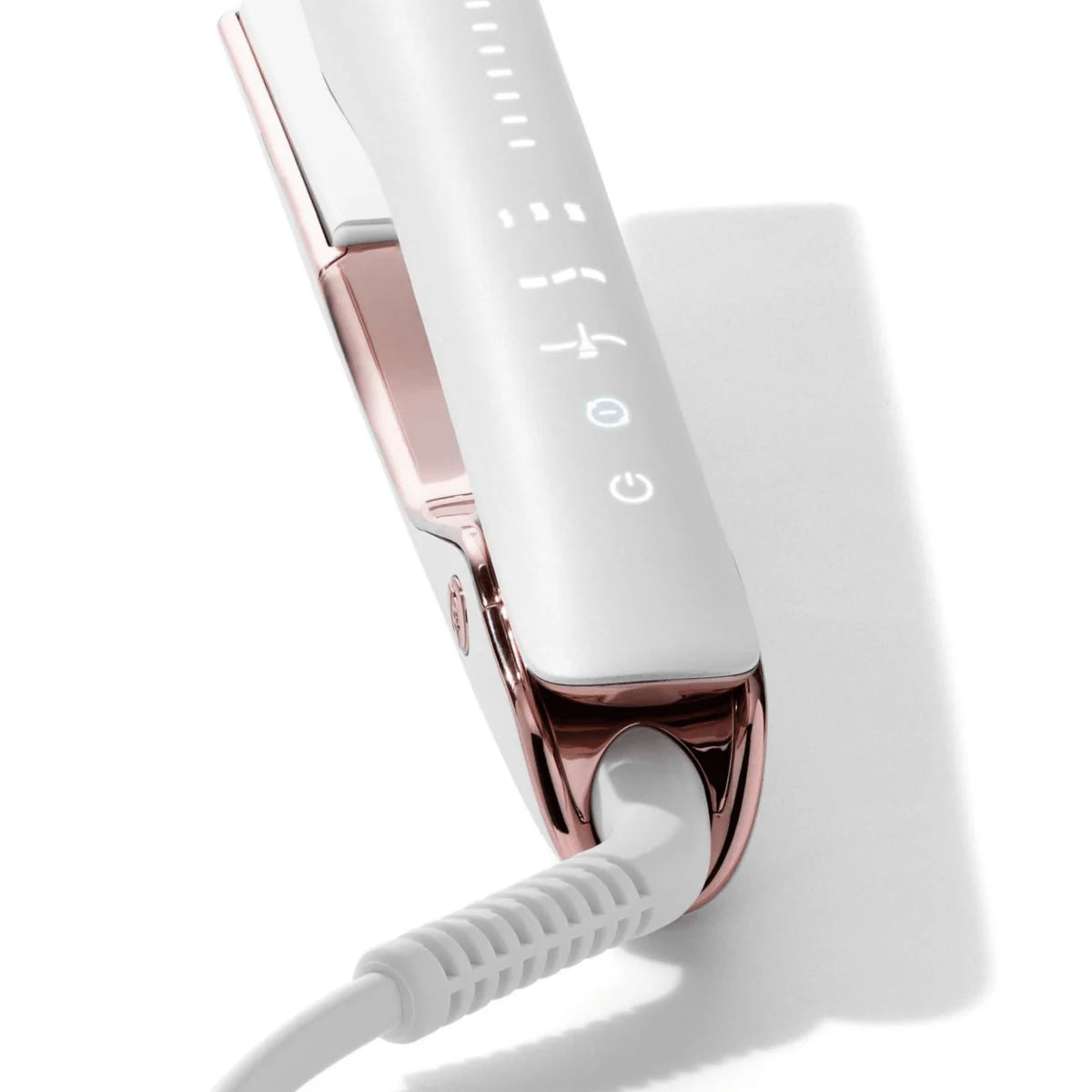 Fer T3 | Fer plat intelligent | Lucea Smooth ID 1 pouce Blanc et Or Rose