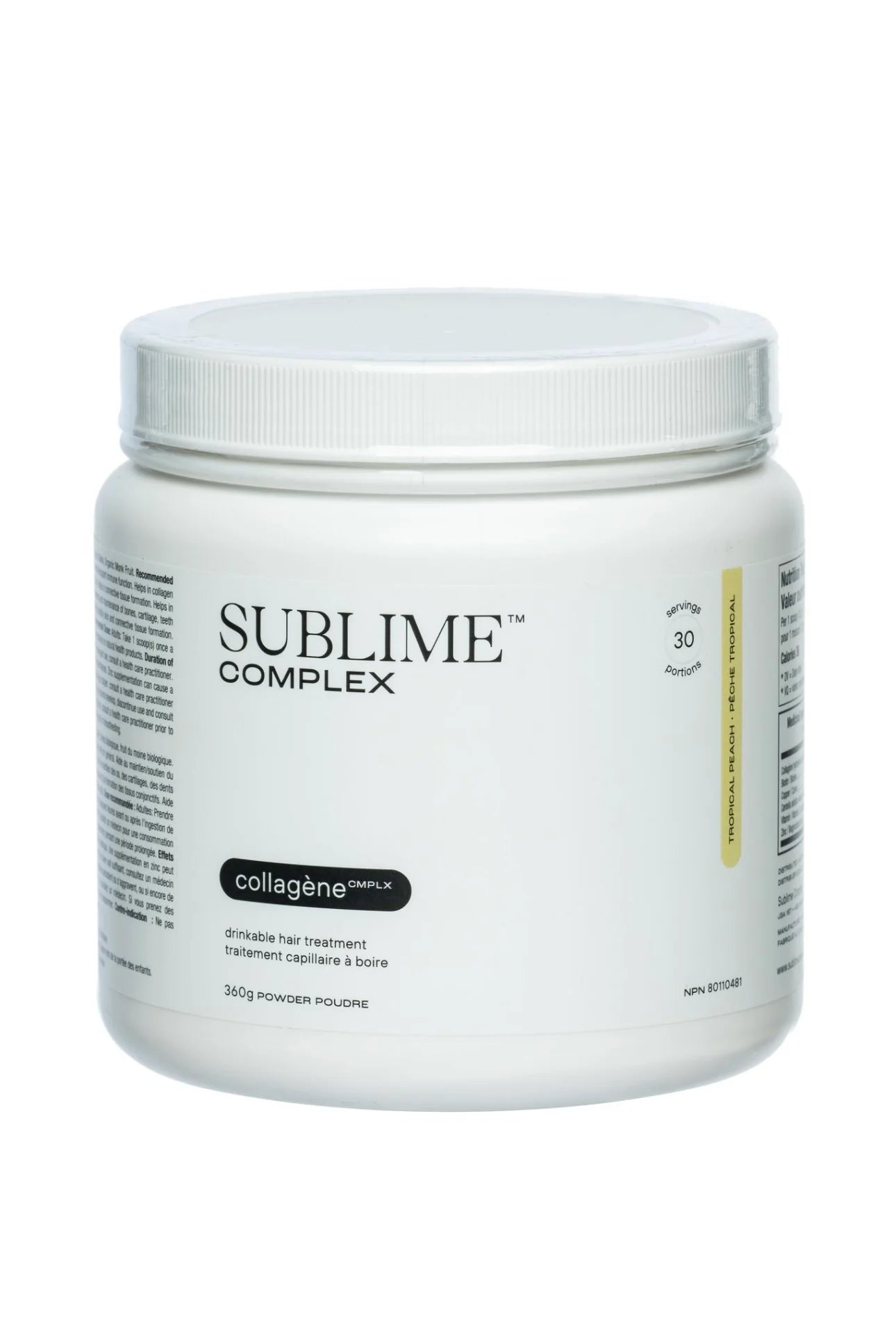 Sublime Complex | Collagène CMPLX| Saveur Pêche et Mangue