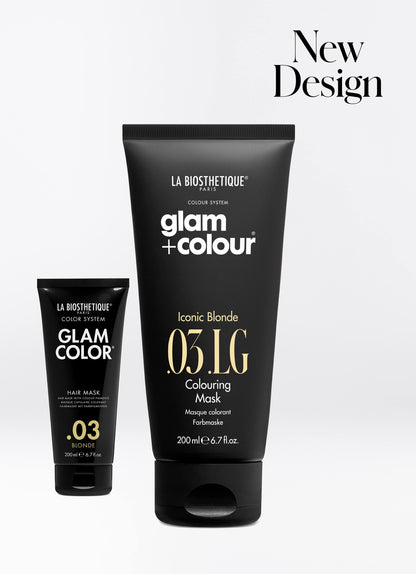 Glam + Color | Masque capillaire colorant .03 LG | Colouring Mask .03 LG | Iconic Blonde