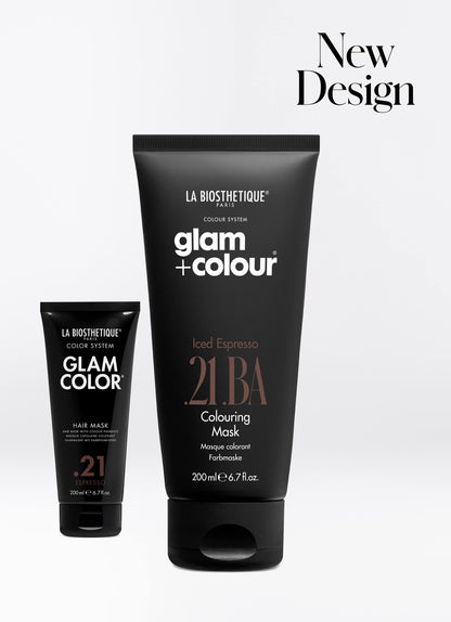 Glam + Color | Masque capillaire colorant .21 BA | Colouring Mask .21 BA | Iced Expresso