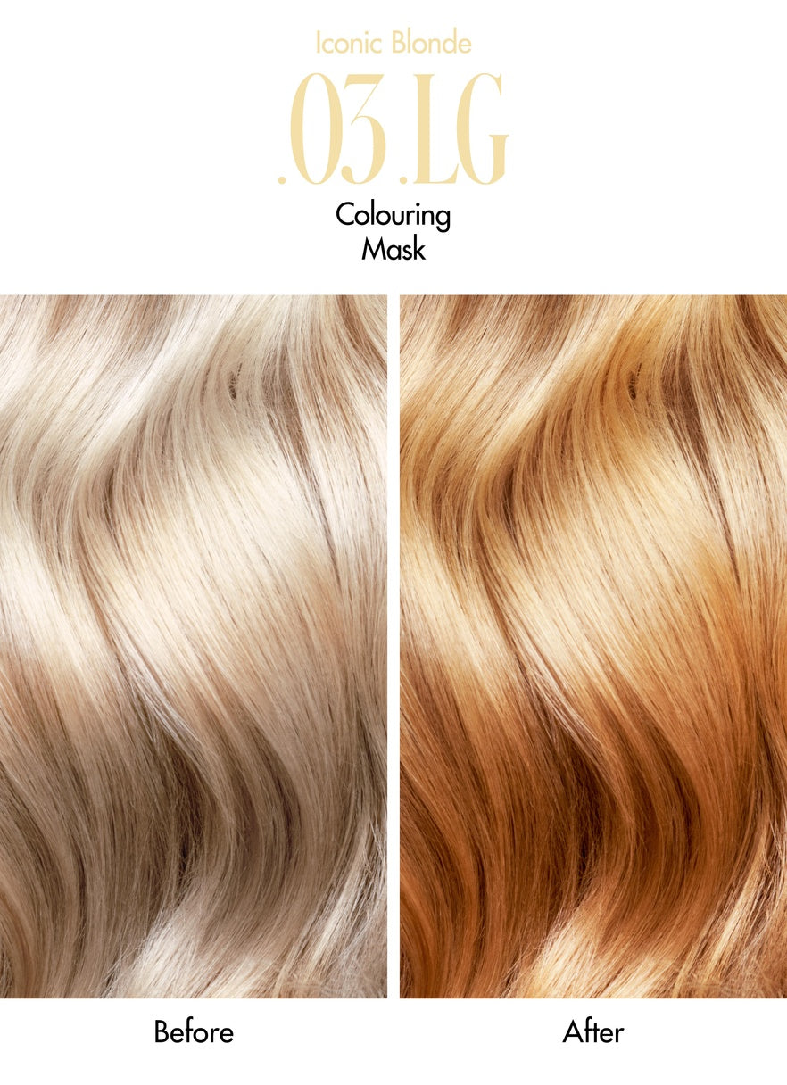 Glam + Color | Masque capillaire colorant .03 LG | Colouring Mask .03 LG | Iconic Blonde