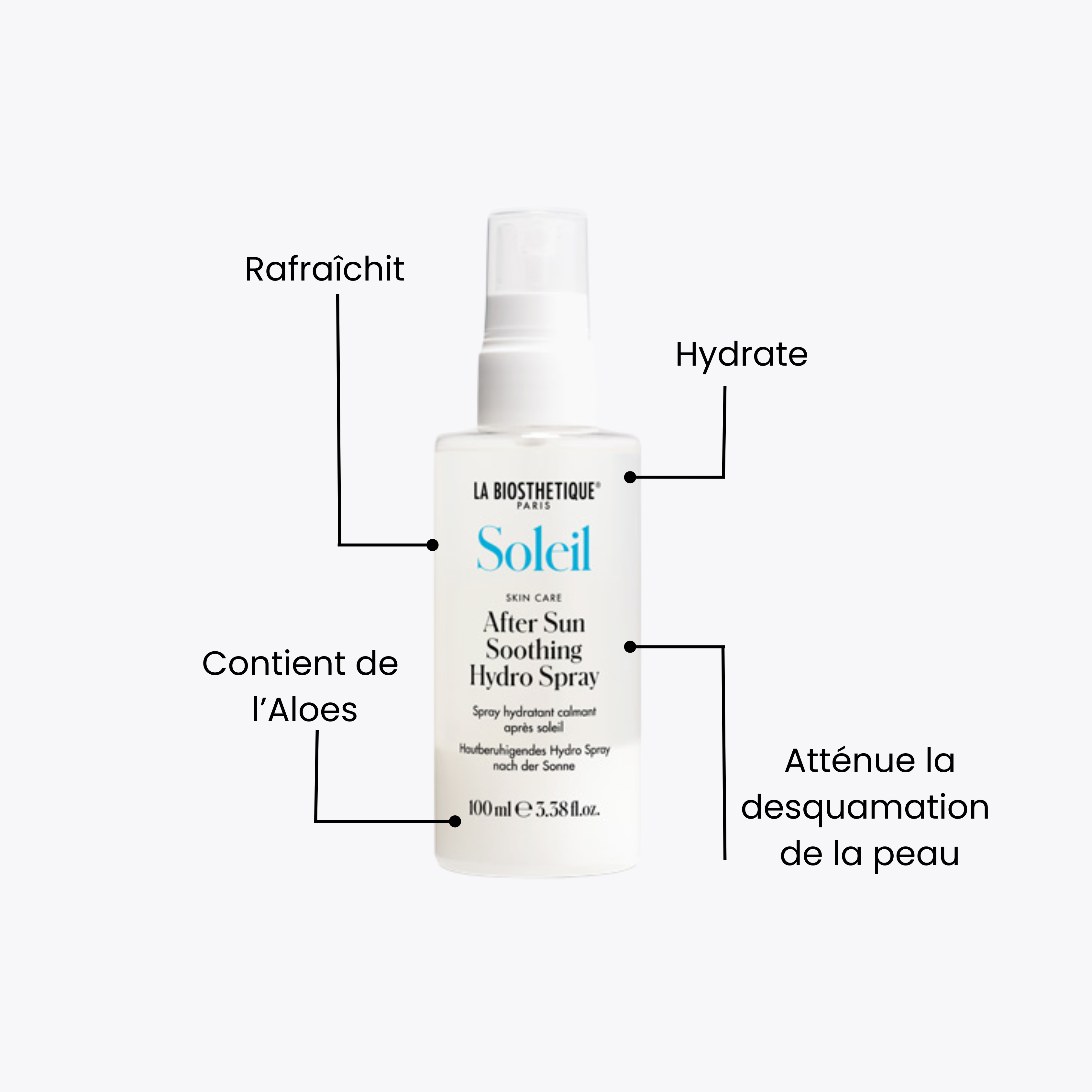 Soleil | Spray hydratant calmant après soleil | After Sun Soothing Hydro Spray
