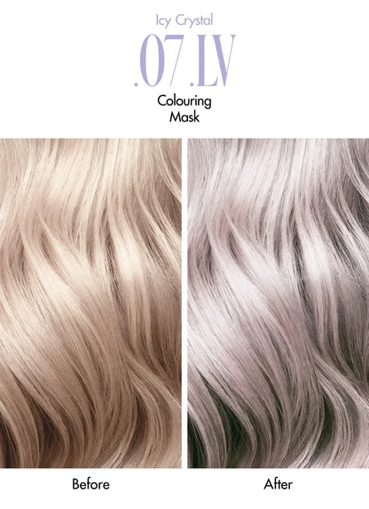 Glam + Color | Masque capillaire colorant .07 LV | Colouring Mask .07 LV | Icy Cristal