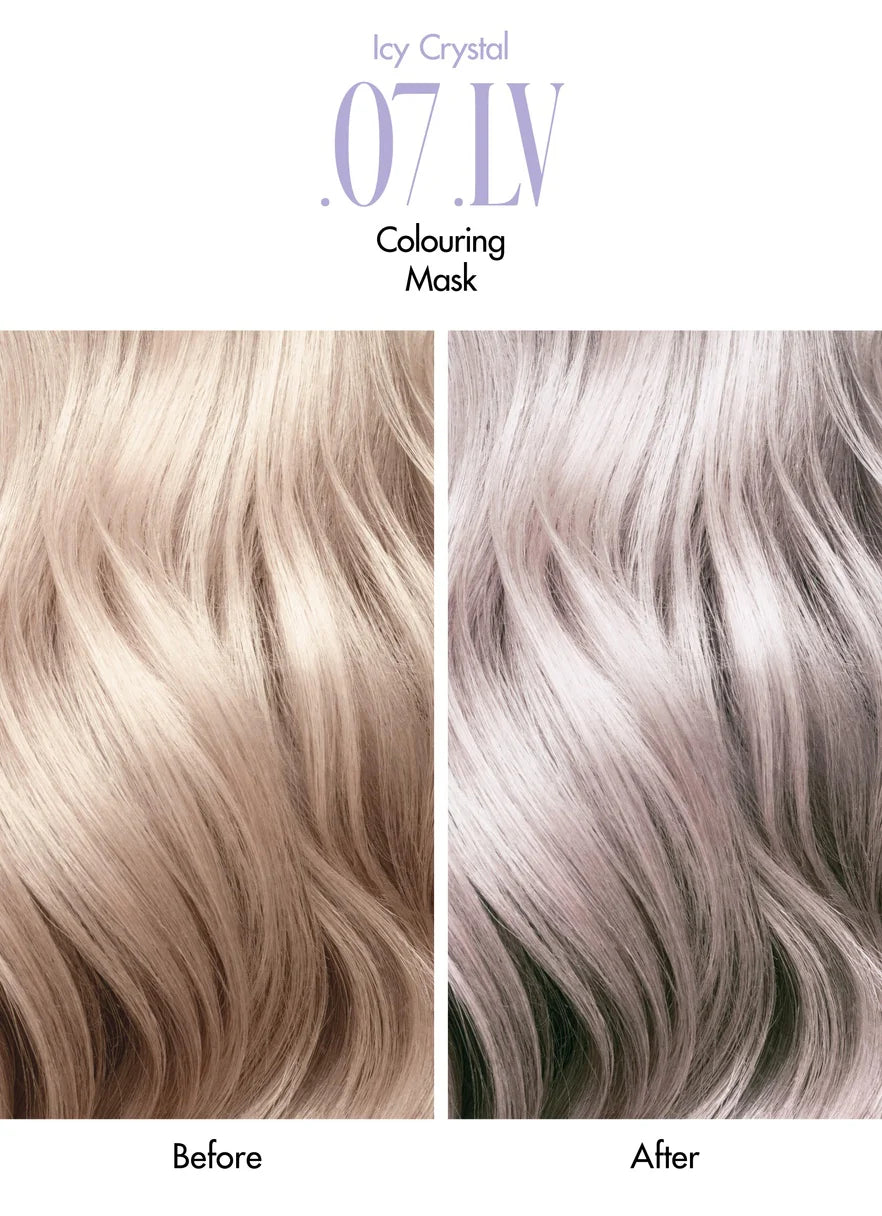 Glam + Color | Masque capillaire colorant .07 LV | Colouring Mask .07 LV | Icy Cristal